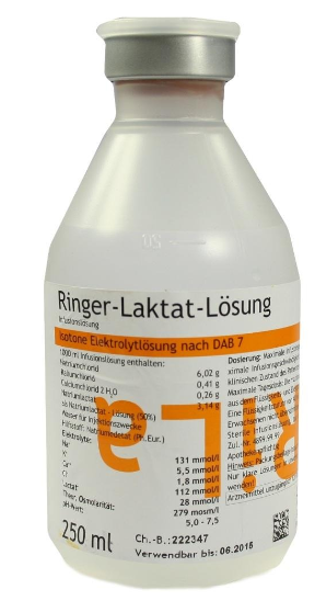 Ringer Laktat Lösung Plastik Ringer Laktat Lösung Plastik